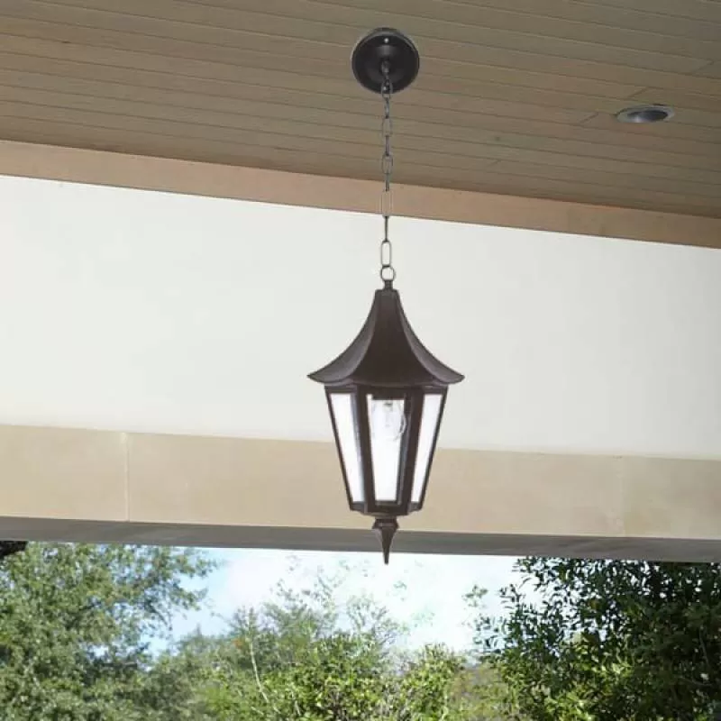 Đèn thả ngoài trời trang trí ban công và mái hiên D210mm TT-0305F