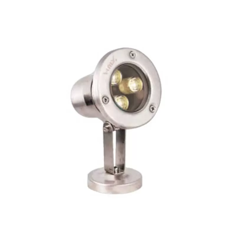Đèn pha dưới nước 12V-3W vàng, xanh dương, xanh lá HP-FN01