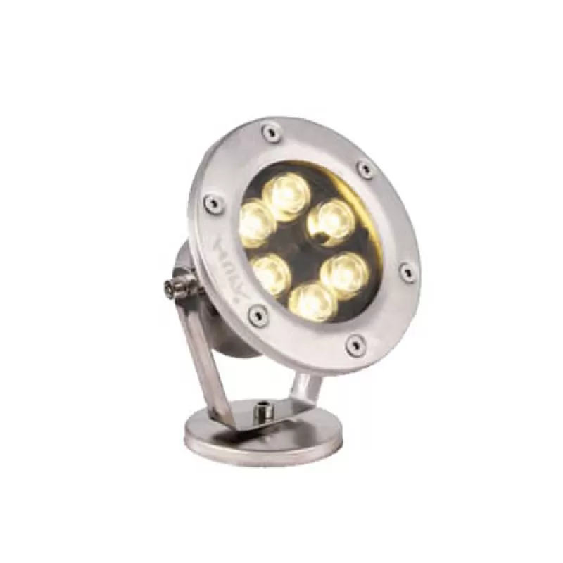 Đèn pha dưới nước 12V-6W vàng, xanh dương, xanh lá HP-FN02
