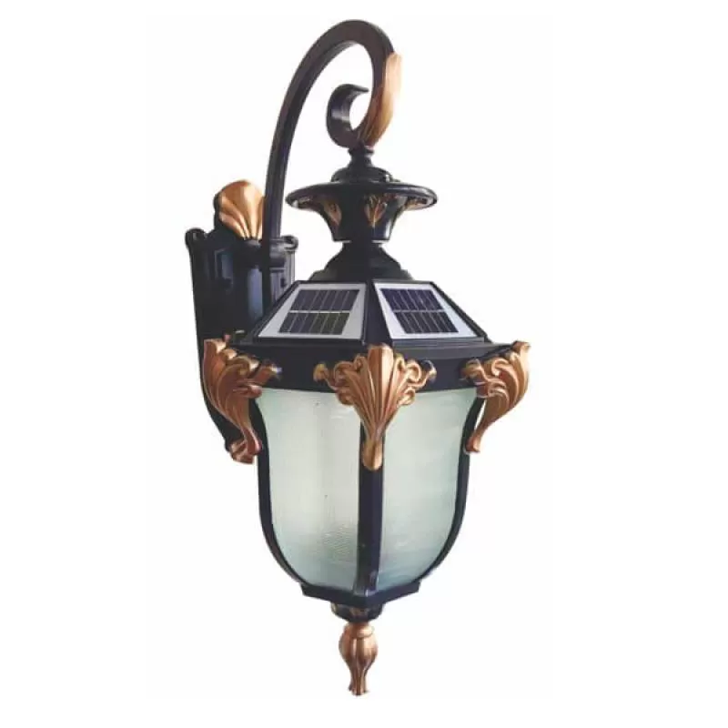 Đèn treo tường năng lượng mặt trời led 3 chế độ màu H480mm EC-SOLAR301