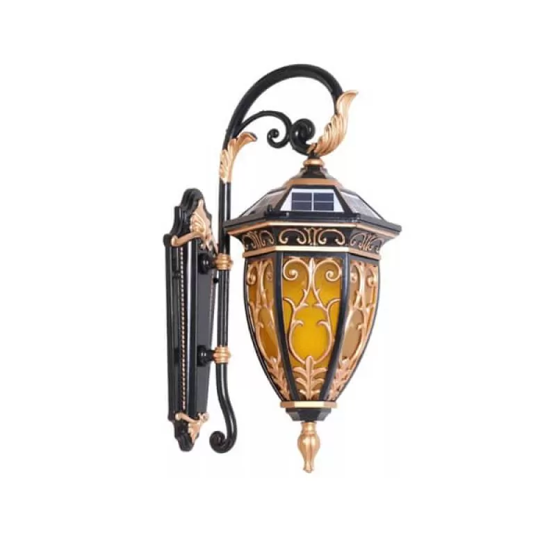 Đèn treo tường năng lượng mặt trời gắn thêm bóng điện H530mm HP-VNL05