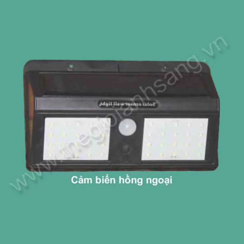 Đèn ốp tường năng lượng mặt trời cảm biến hồng ngoại L190mm AN-VNL7317