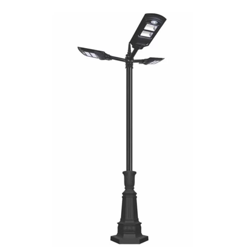 Đèn trụ sân vườn năng lượng mặt trời 60Wx3 EC-TRU095
