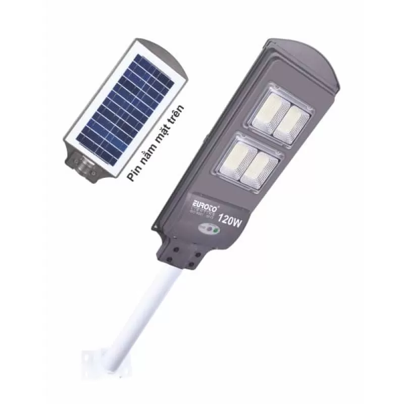 Đèn đường năng lượng mặt trời cảm biến tự động cao cấp 120W EC-SOLAR08