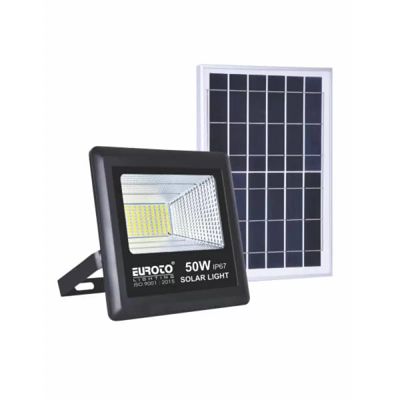 Đèn pha solar năng lượng mặt trời 50W cao cấp EC-SOLAR01