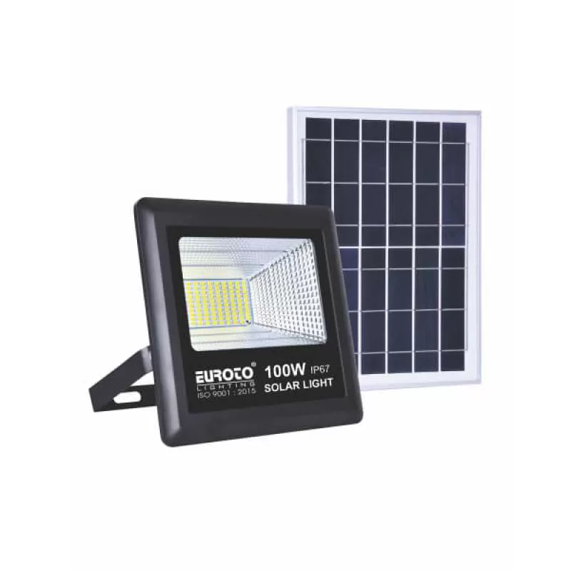 Đèn pha solar năng lượng mặt trời 100W cao cấp EC-SOLAR02