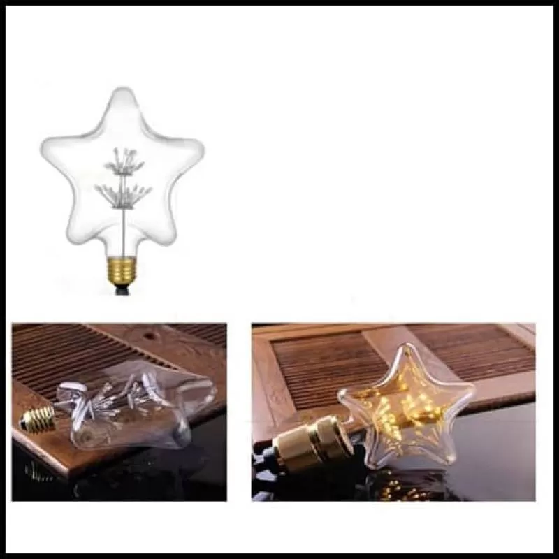 Bóng đèn led bông edison hình ngôi sao VA-KC-CT