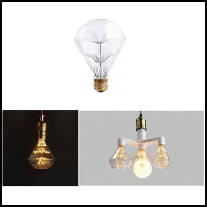 Bóng đèn led bông edison hình kim cương VA-LG-CT