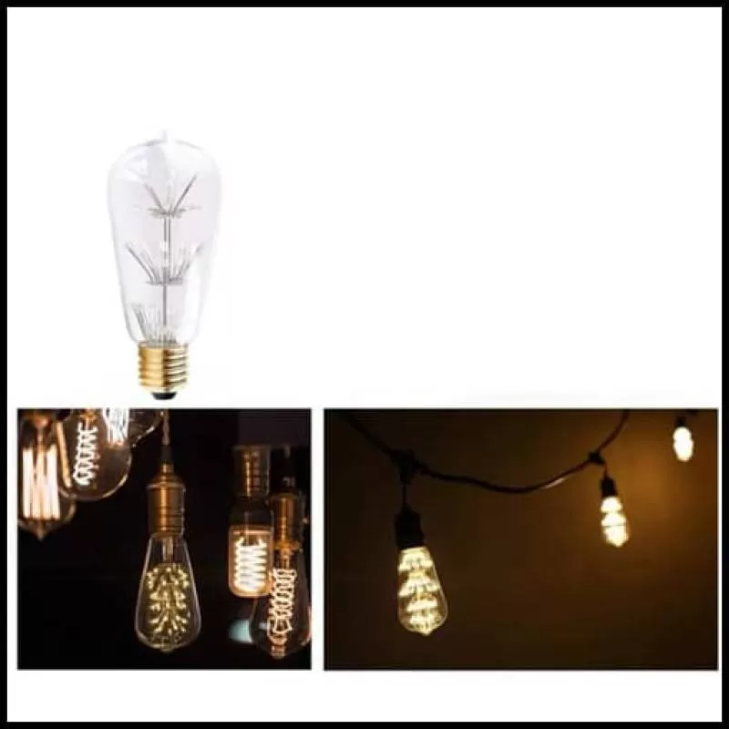 Bóng đèn led bông edison hình quả bơ VA-ST64-CT