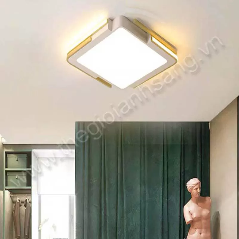 Đèn mâm áp trần LED Ø500mm DC-OT75V-TRẮNG-TRƯNG BÀY