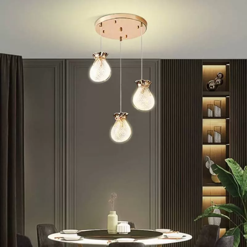 Đèn thả bàn ăn túi phúc lộc cát tường AN-T8230-3