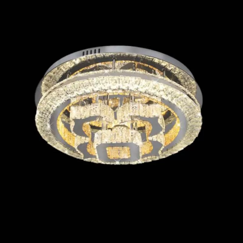 Đèn mâm áp trần led tròn trang trí phòng khách căn hộ D600mm DR-C803