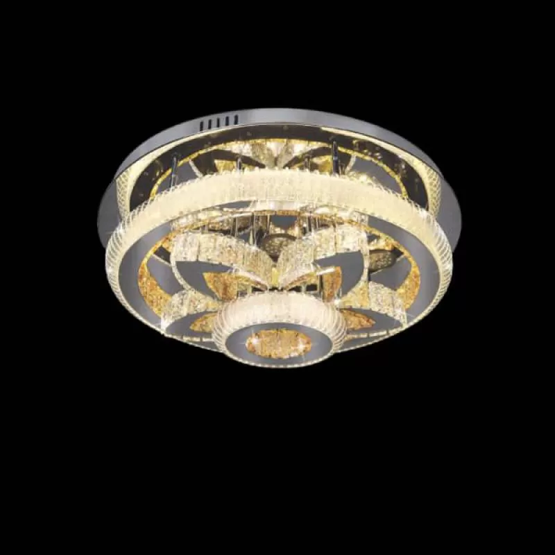 Đèn mâm áp trần led tròn trang trí phòng khách cao cấp D810mm DR-C810