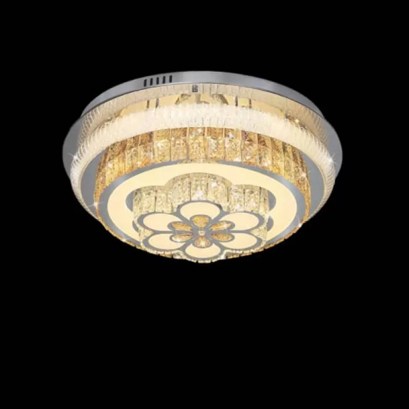 Đèn mâm áp trần led tròn trang trí phòng khách cao cấp D837mm DR-C837