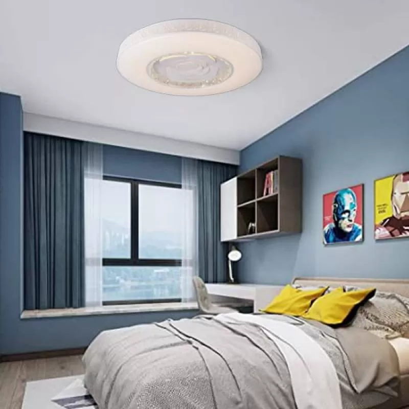 Đèn ốp trần led tròn 3 chế độ ánh sáng gắn phòng ngủ D480mm HP-OT1800F 