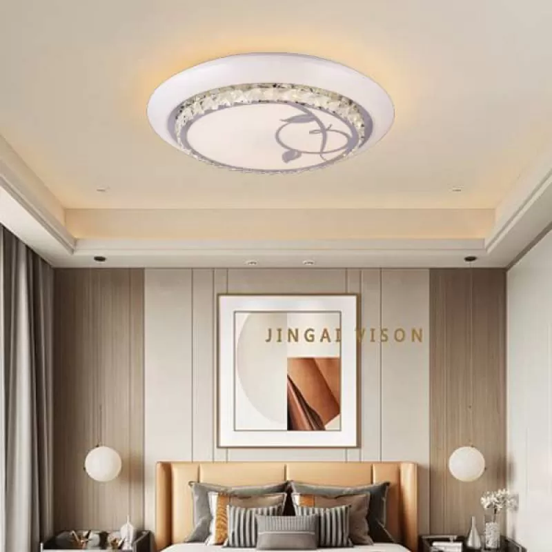 Đèn ốp trần led ánh sáng 3 chế độ phòng ngủ, thay đồ D450mm HP-OT1808J