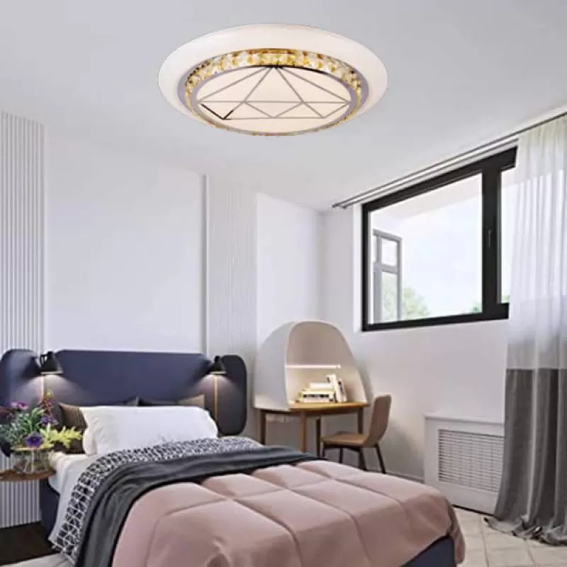 Đèn ốp trần led ánh sáng 3 chế độ phòng ngủ, thay đồ D450mm HP-OT1808H