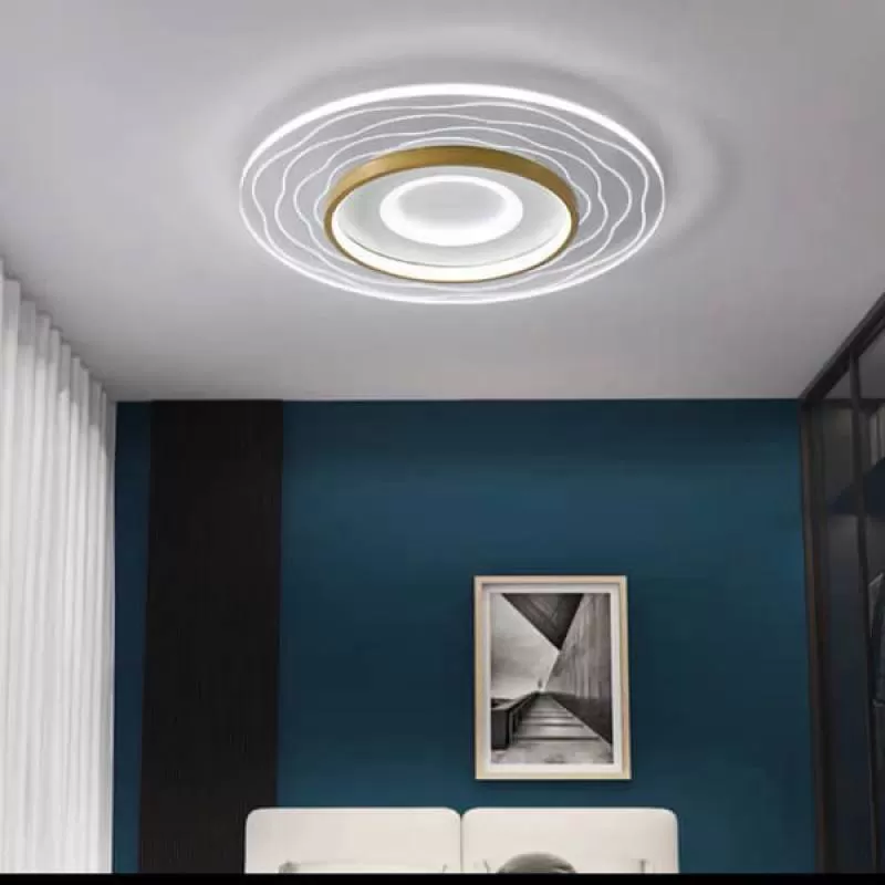 Đèn ốp trần led 3 chế độ ánh sáng trang trí phòng ngủ D500mm SE-MC617
