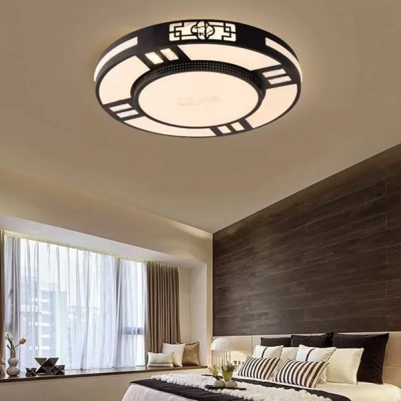 Đèn ốp trần led 3 chế độ ánh sáng trang trí phòng ngủ D500mm HP-ML7204
