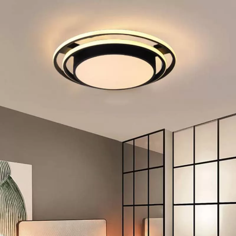 Đèn ốp trần led 3 chế độ ánh sáng trang trí phòng ngủ D500mm HP-ML7202