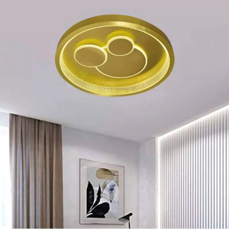 Đèn ốp trần led 3 chế độ ánh sáng trang trí phòng ngủ D500mm HP-ML7200