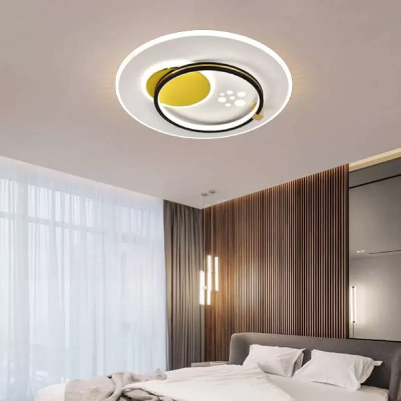 Đèn ốp trần led 3 chế độ ánh sáng trang trí phòng ngủ D500mm HP-ML7329