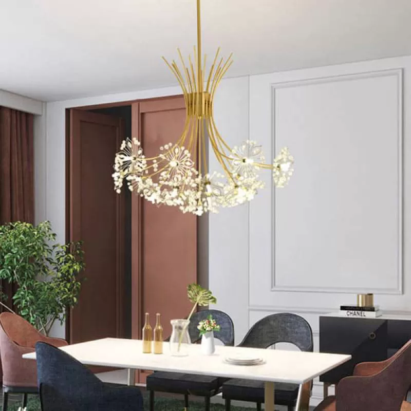 Đèn thả trần hiện đại trang trí phòng ngủ, bàn ăn D400mm PH23-THCN104A