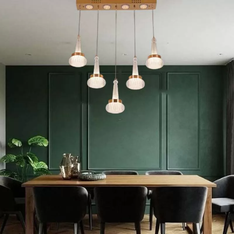 Đèn thả trần bàn ăn 5 bóng VA-T9840/5