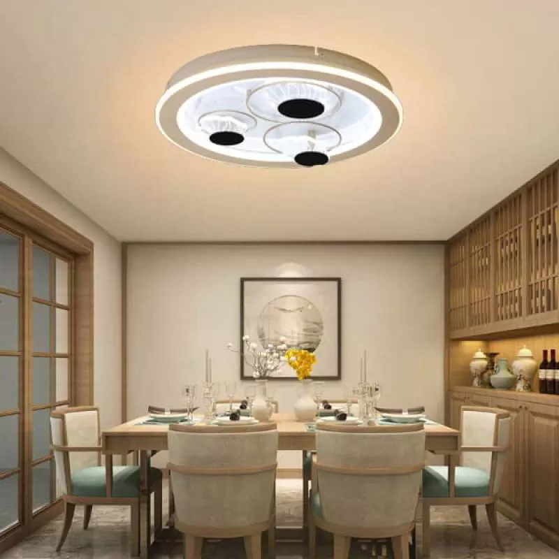 Đèn ốp trần led 3 chế độ ánh sáng trang trí phòng ăn D500mm HP-ML7178