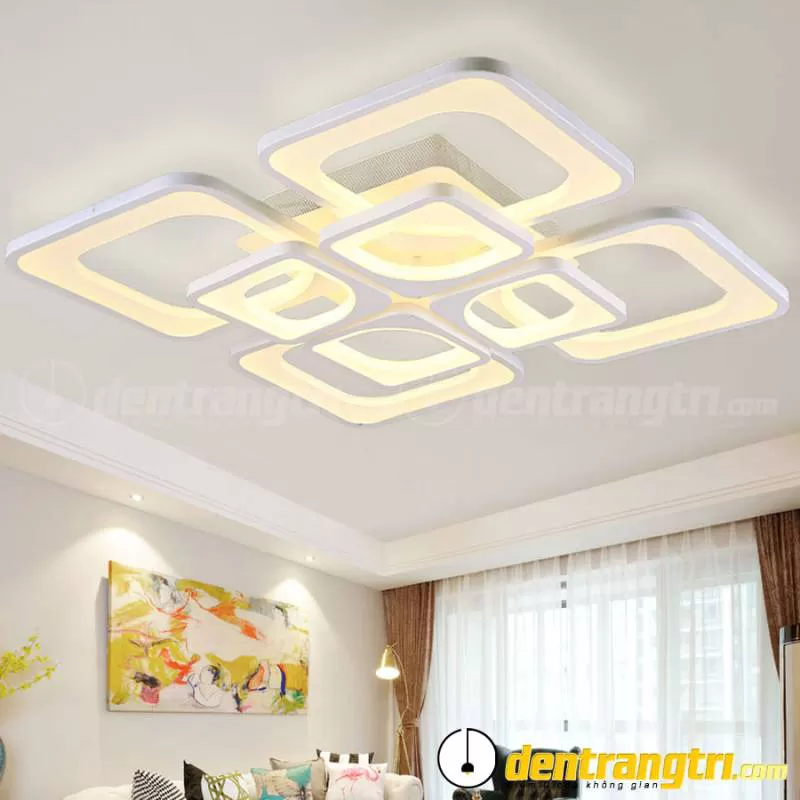 Đèn Ốp Trần Vuông 8 Cánh – DOT00089