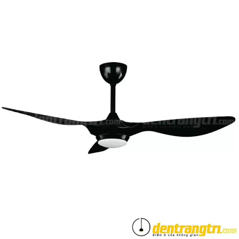 Đèn Quạt 3 Cánh Đen – 52WE-DC6034