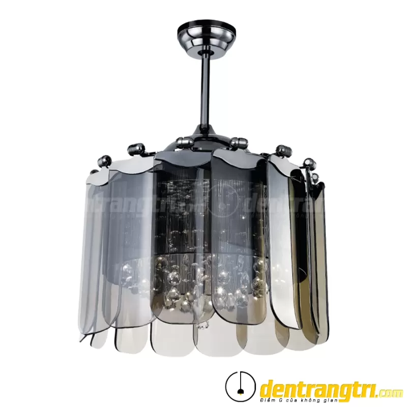 Đèn Quạt Candoi Đen – 52WE-DC8029