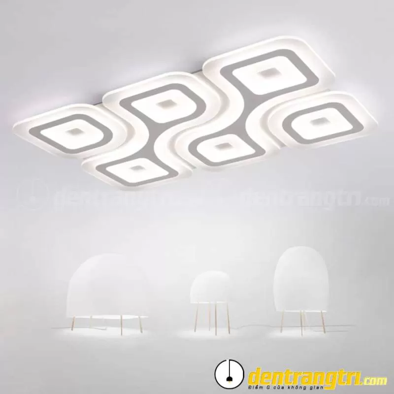 Đèn Ốp Trần Chữ Nhật Cách Điệu – DOT00018.6