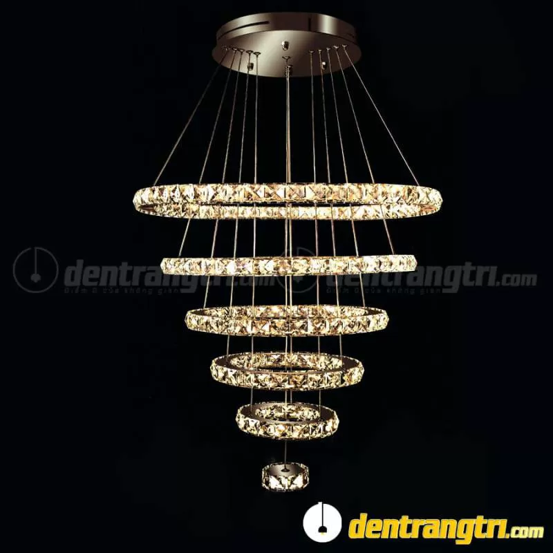 Đèn Thả Pha Lê 6 Vòng – DTVK 3823