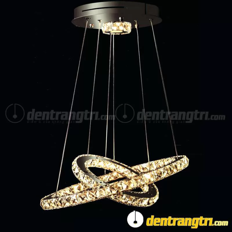 Đèn Thả Pha Lê 2 Vòng – DTVK 2663 