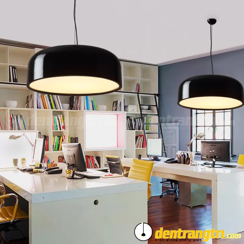 Đèn Thả Hình Trụ Đen – DT00009