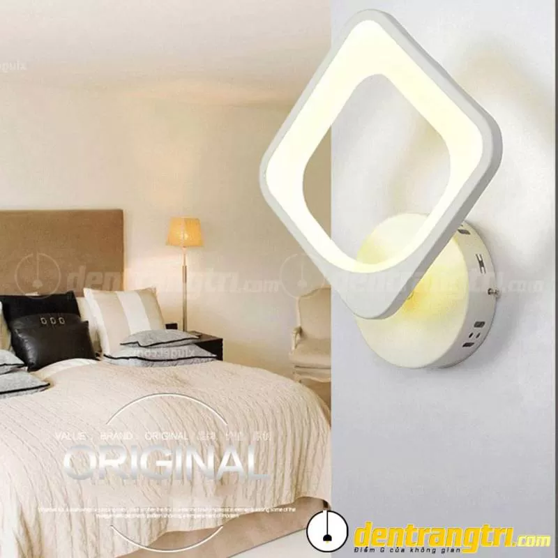Đèn Vách Hình Thoi Viền Trắng – DV00026
