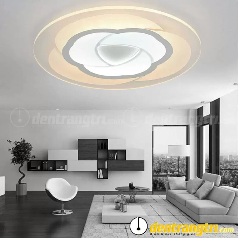 Đèn Ốp Trần Hoa Hồng 2D – DOT00032