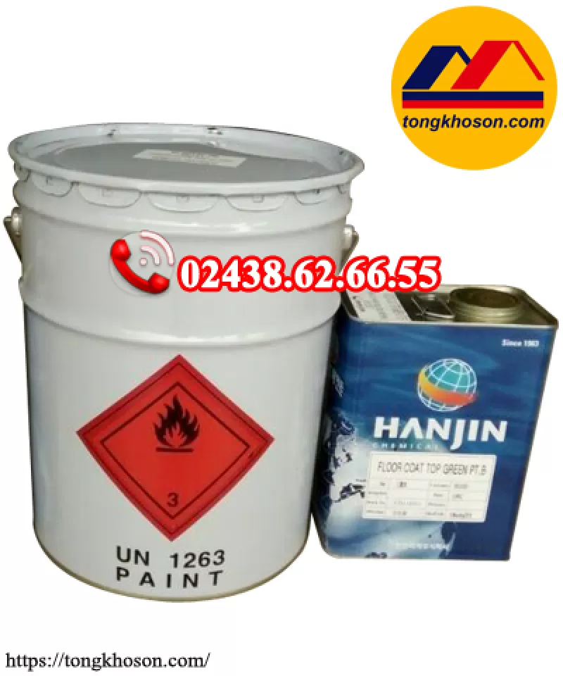 Sơn epoxy Hanjin hệ lăn Floor Coat Top (#HFCT)