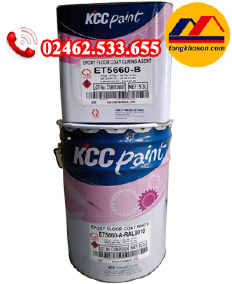 Sơn epoxy KCC ET5660 hệ lăn (#ET5660)