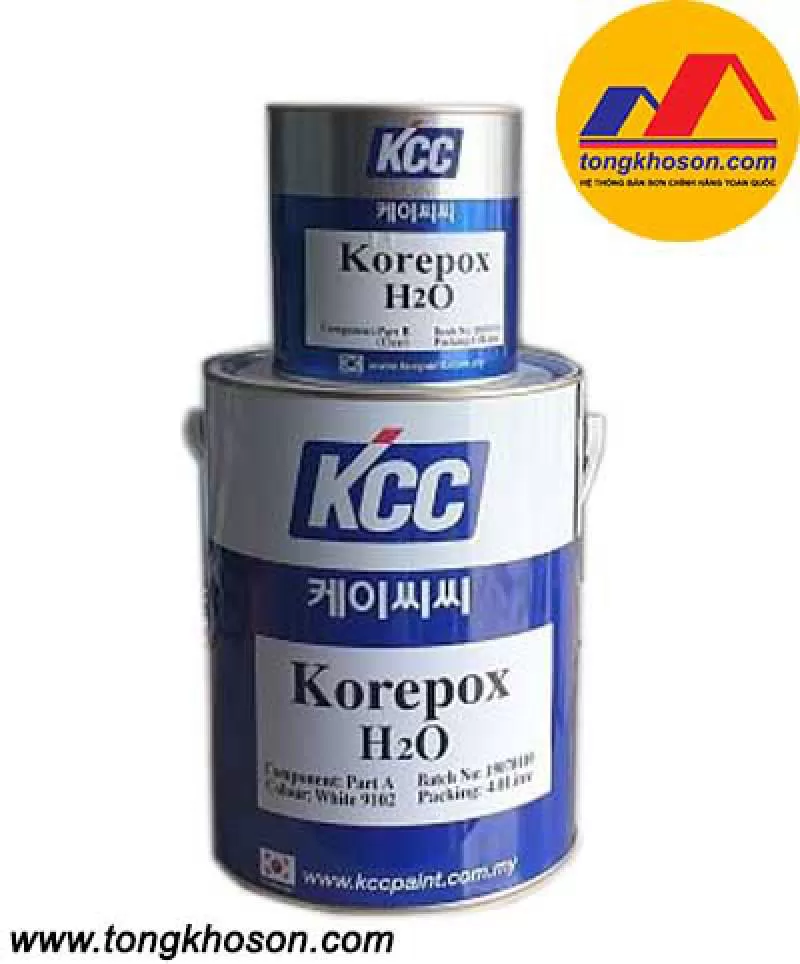 Sơn phủ epoxy gốc nước KCC Korepox H20 (#KCC H20)