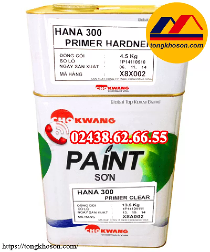 Sơn chống rỉ Epoxy Chokwang HANA 300 (#CKW HANA 300)