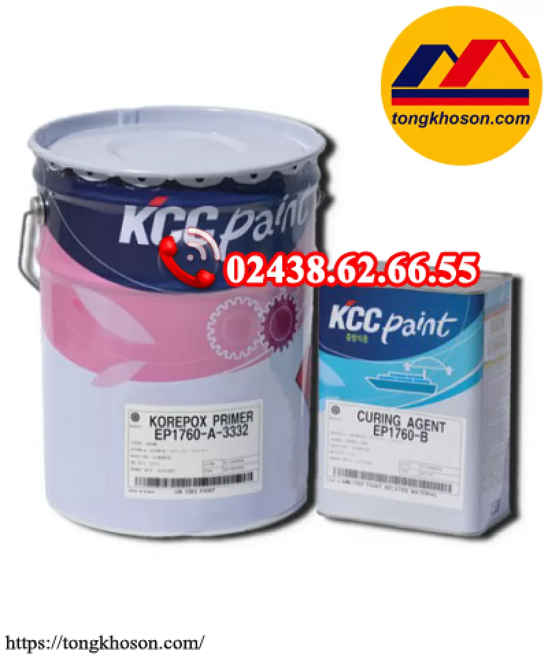 Sơn lót epoxy KCC cho kim loại mạ kẽm EP1760 (#EP1760)