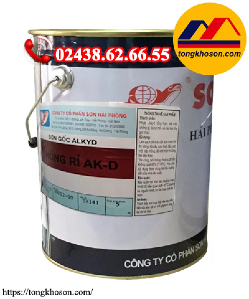 Sơn chống rỉ Hải Phòng AK-D (#HAIPHONG CR AK-D)