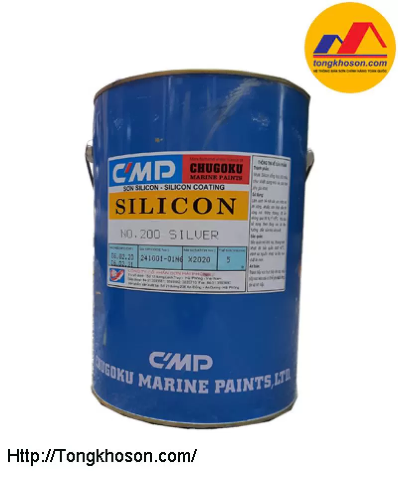 Sơn chịu nhiệt Hải Phòng Silicon No.200 Silver (#No.200 Silver)