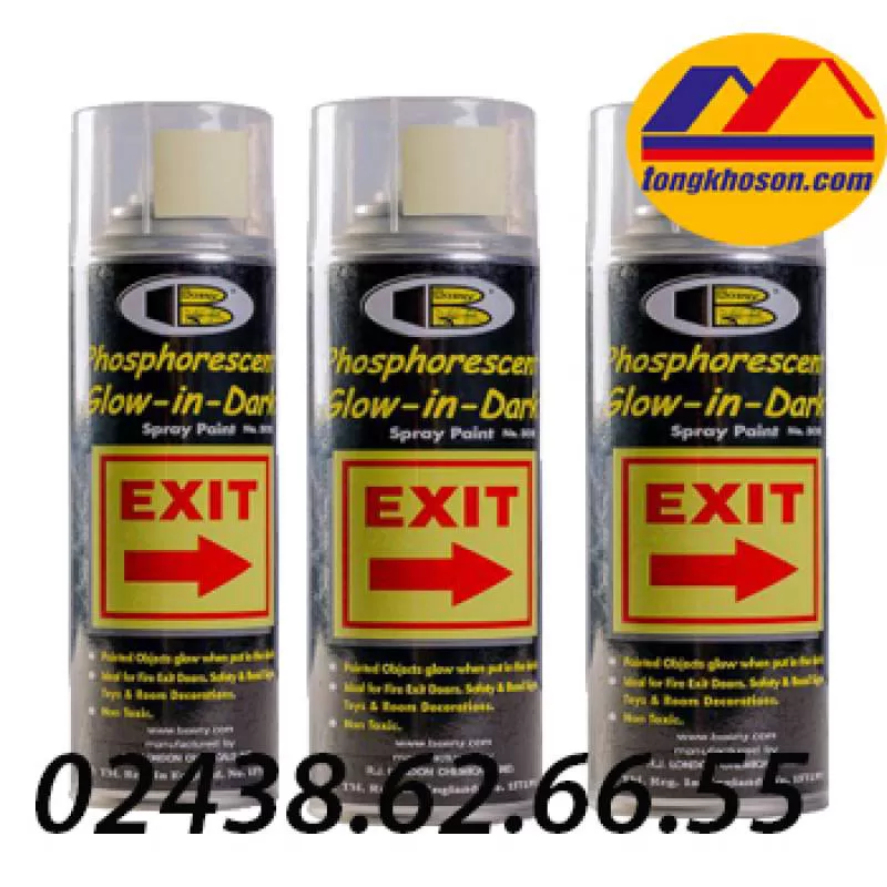 Sơn xịt dạ quang Bosny (#BNDQ)