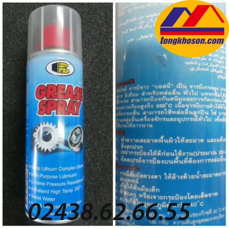 Dầu xịt bôi trơn Bosny (#BNBT)