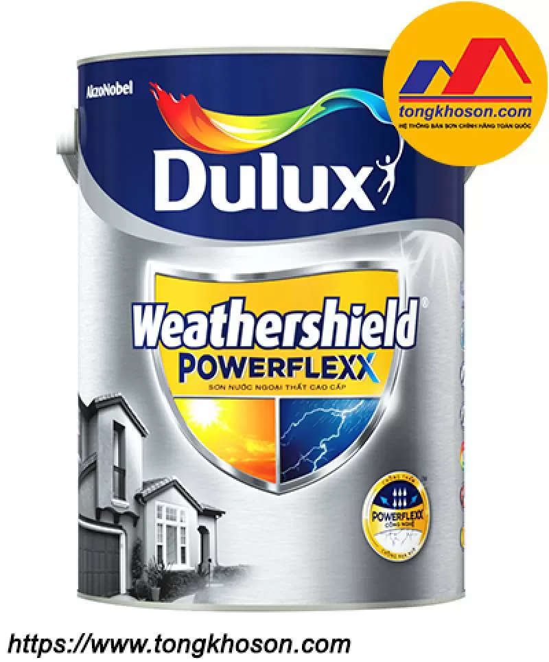 Sơn ngoại thất Dulux WeatherShield Powerflexx GJ8B (#GJ8B)