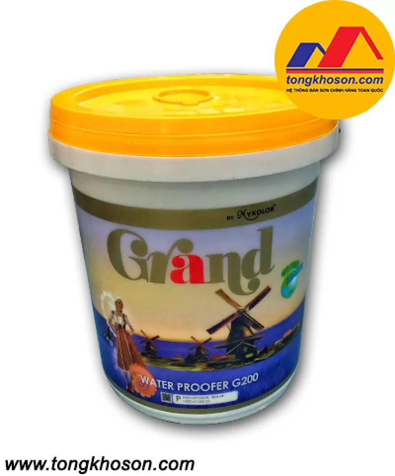 Sơn chống thấm màu Mykolor Water Proofer G200 (#MY CTG200-X)