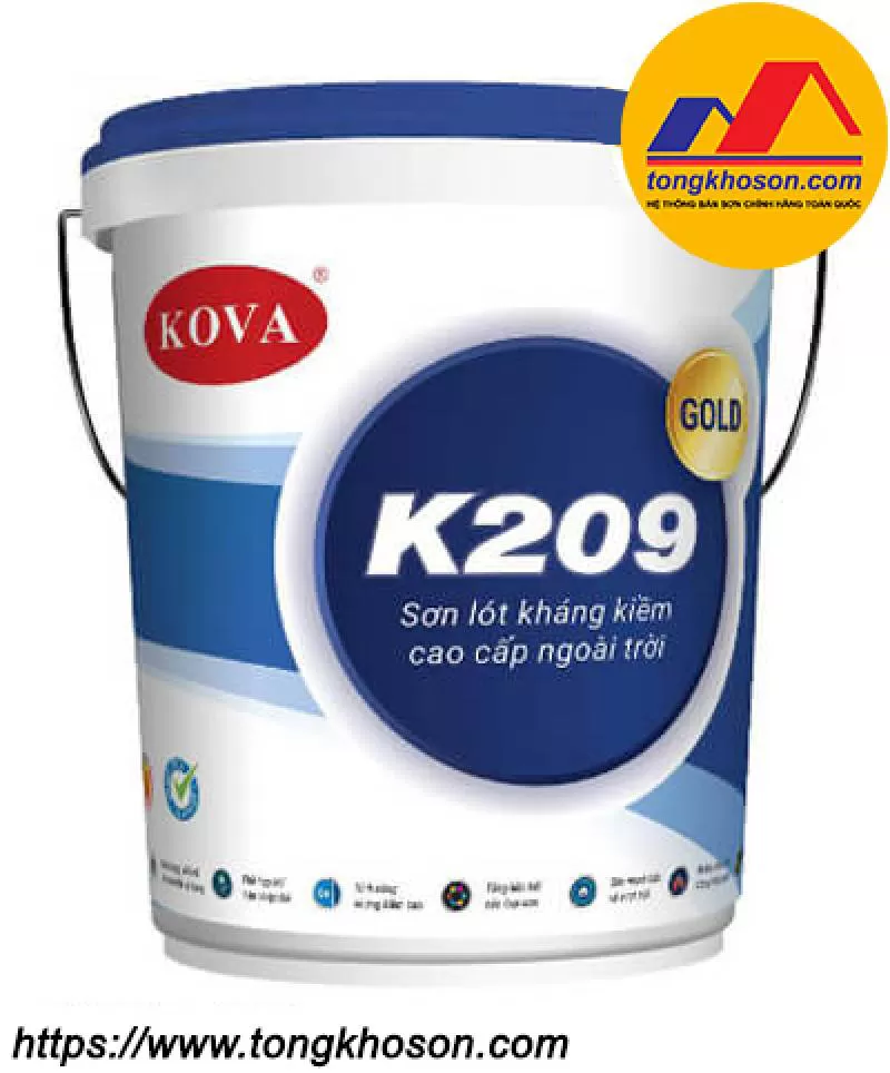Sơn lót chống kiềm ngoài trời Kova K209 (#KOVA K209)